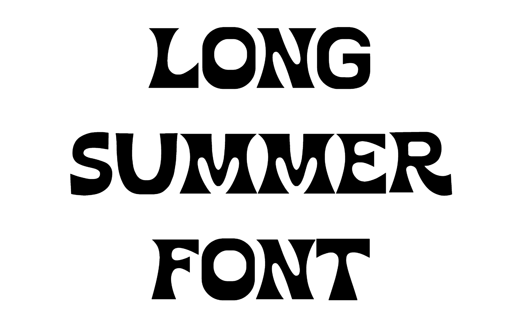 Long Summer Font Download