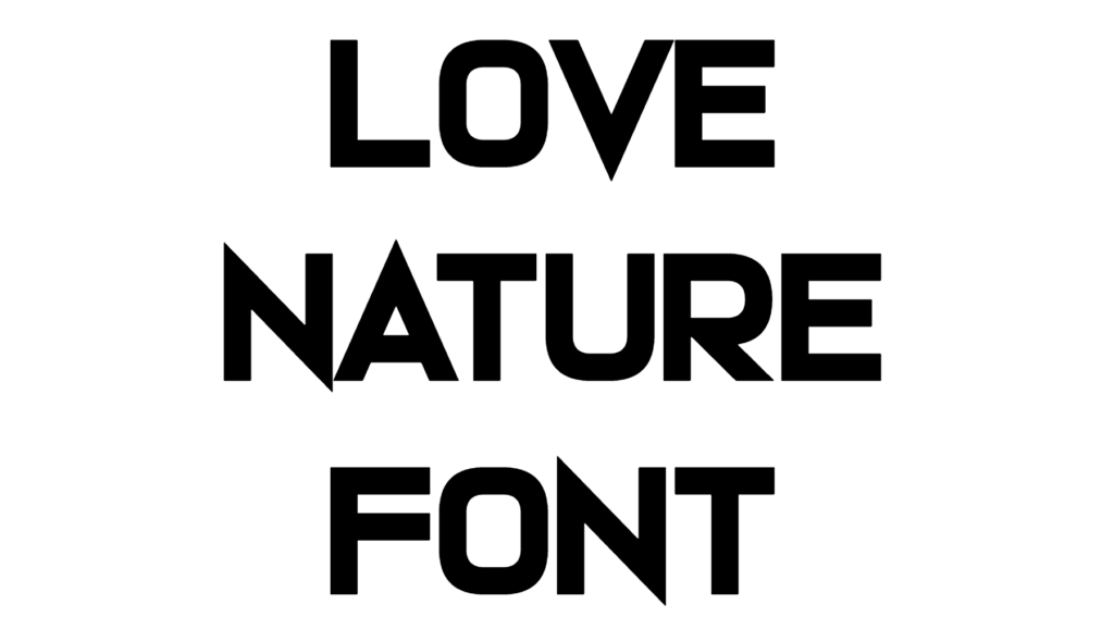 Love Nature Font Download