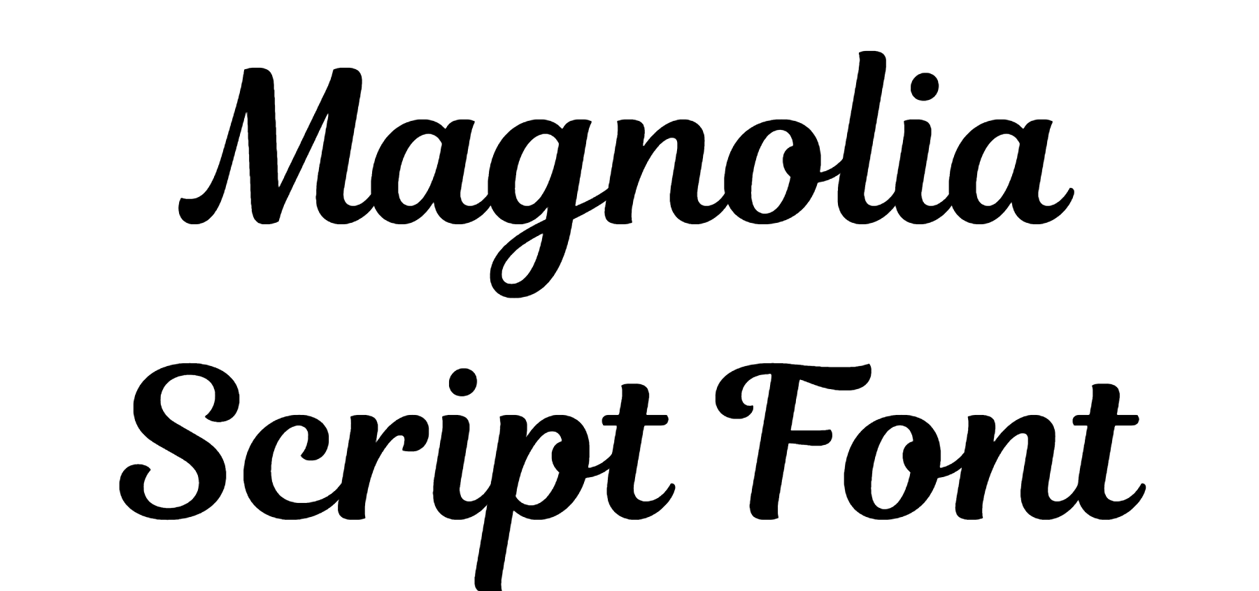 Magnolia Script Font Download