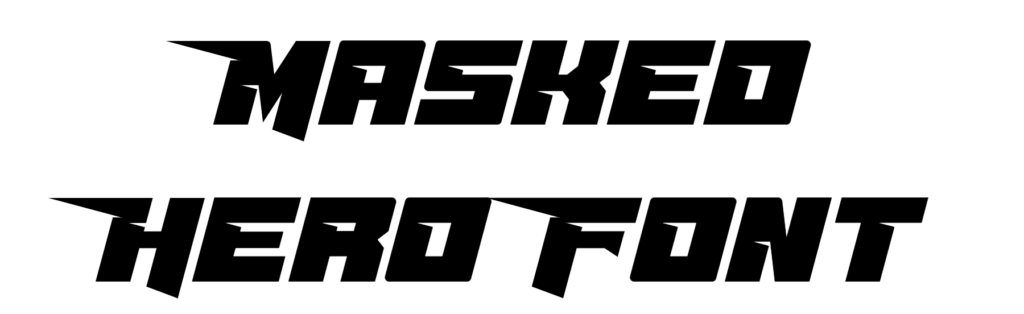 Masked Hero Font Download