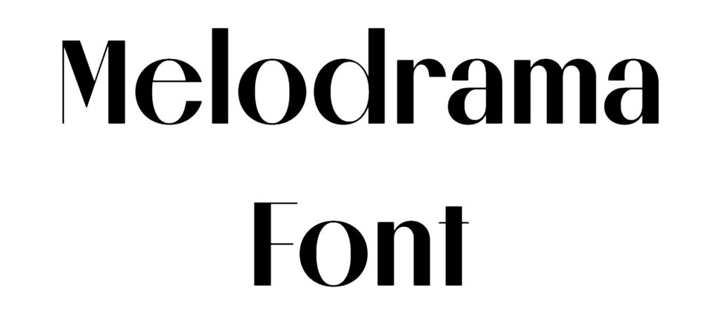 Melodrama Font Download, #Melo drama