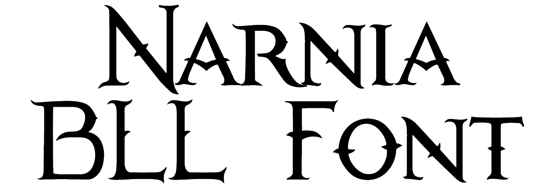 Narnia BLL Font Download