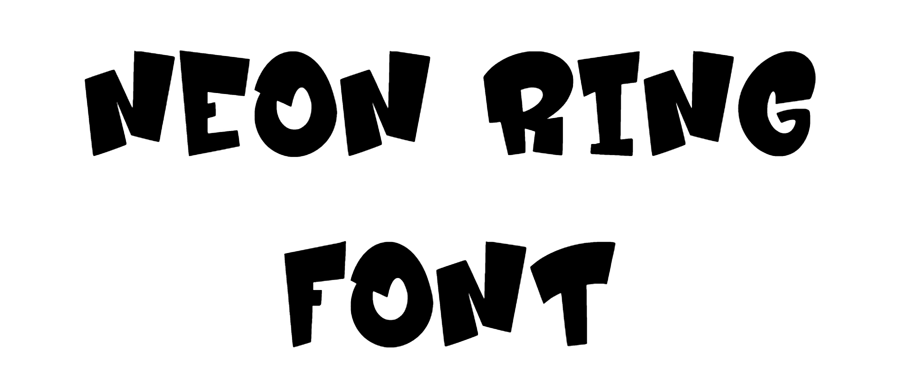 Neon Ring Font Download