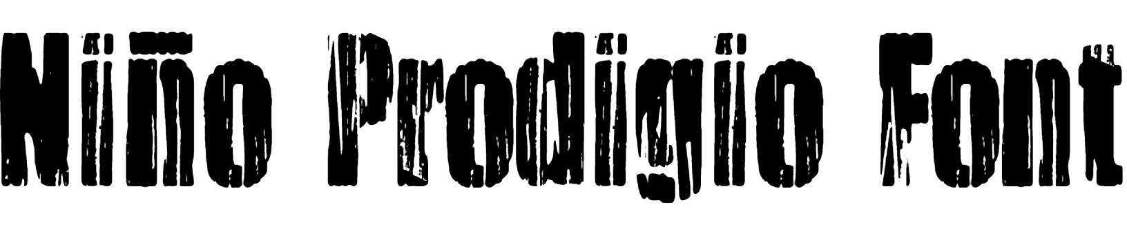 Niño Prodigio Font Download