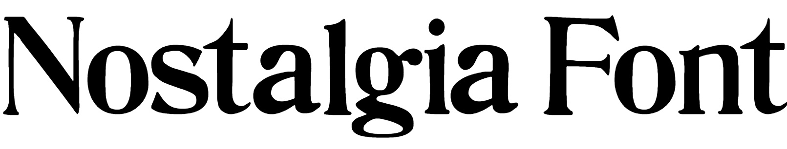 Nostalgia Font Download