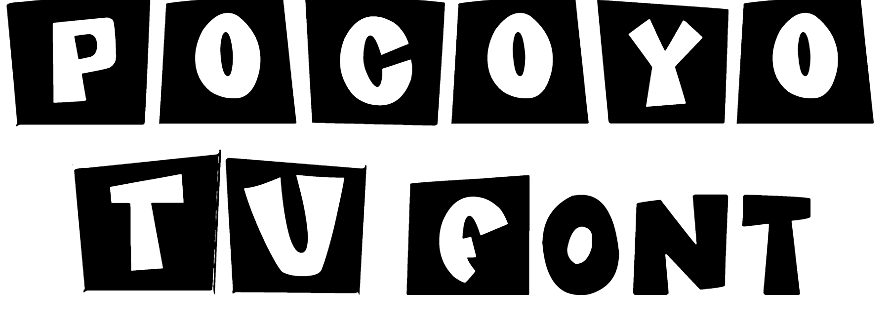 POCOYO TV Font Download, Pocoyo Logo