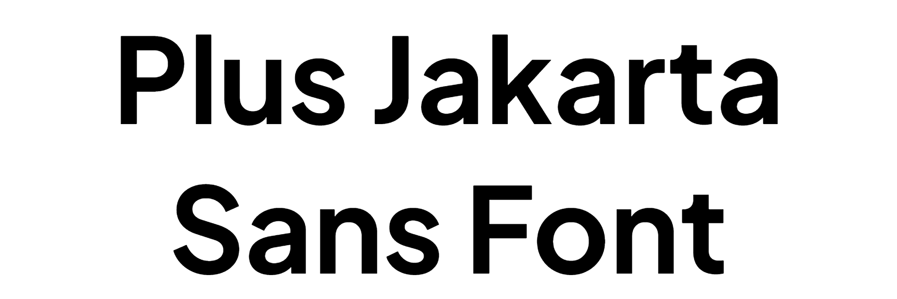 Plus Jakarta Sans Font Download