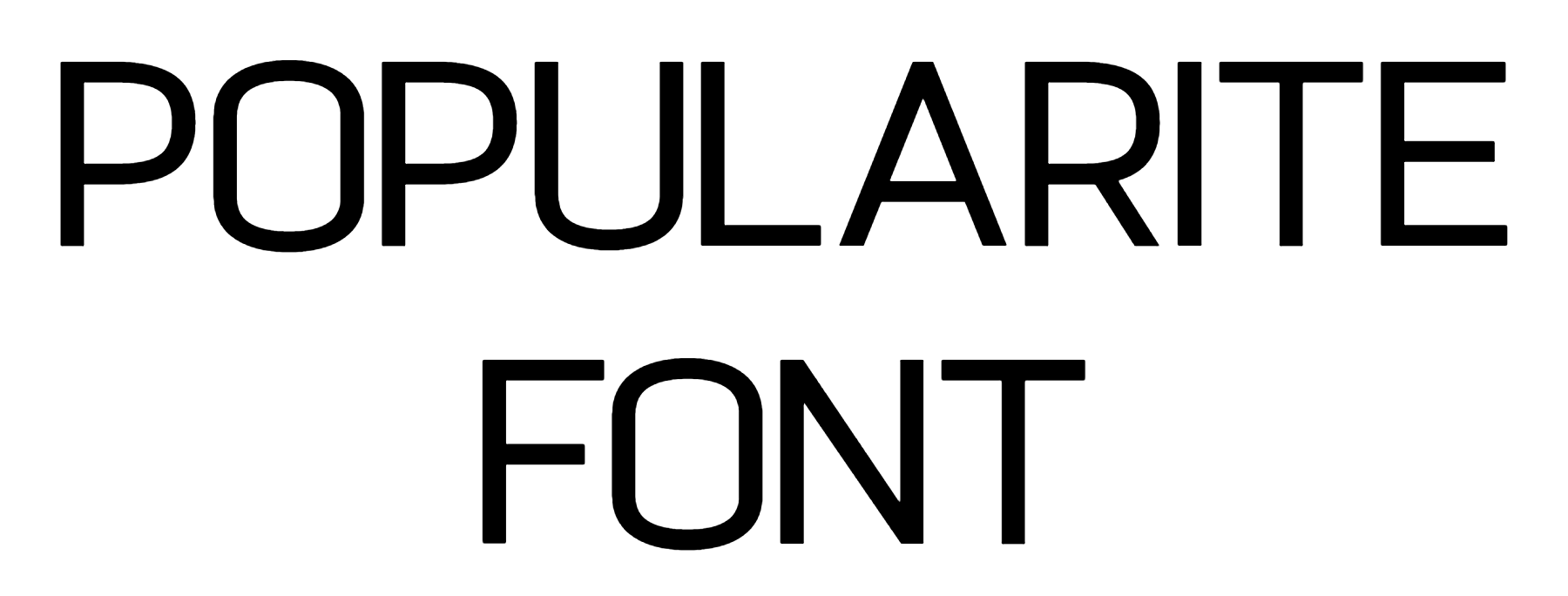 Popularite Font Download, #populariti