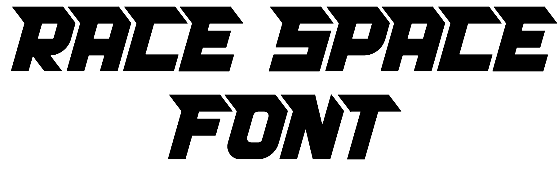 Race Space Font Download