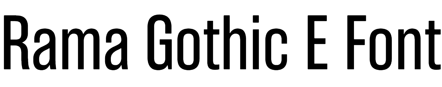 Rama Gothic E Font Download, #Rama Gothic Bold, #Rama Gothic M Bold