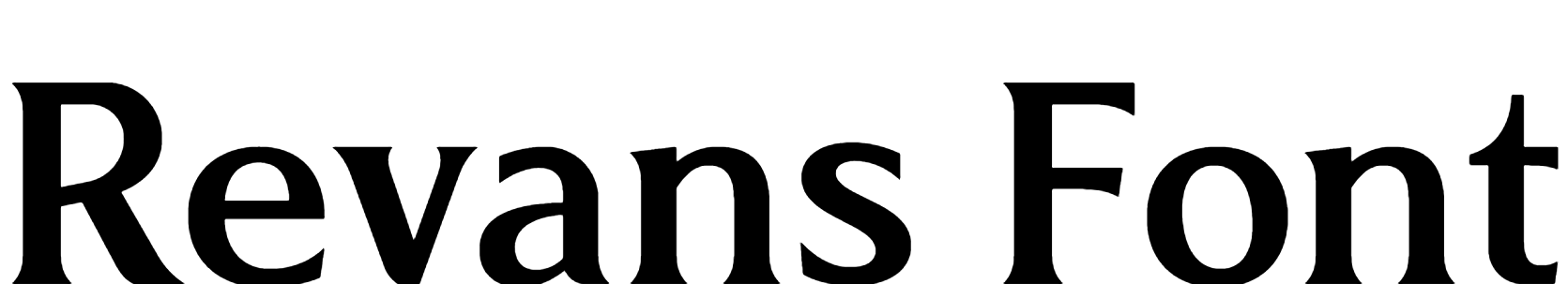 Revans Font Download