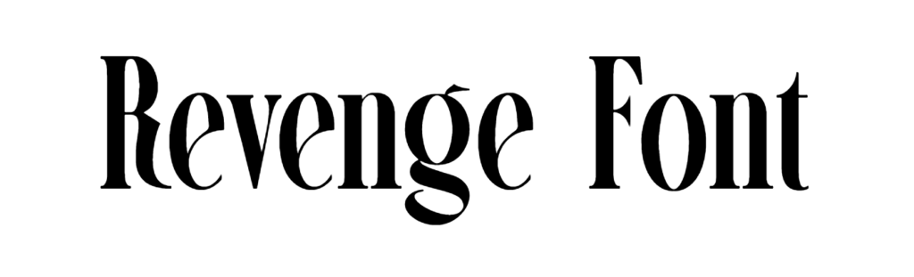 Revenge Font Download