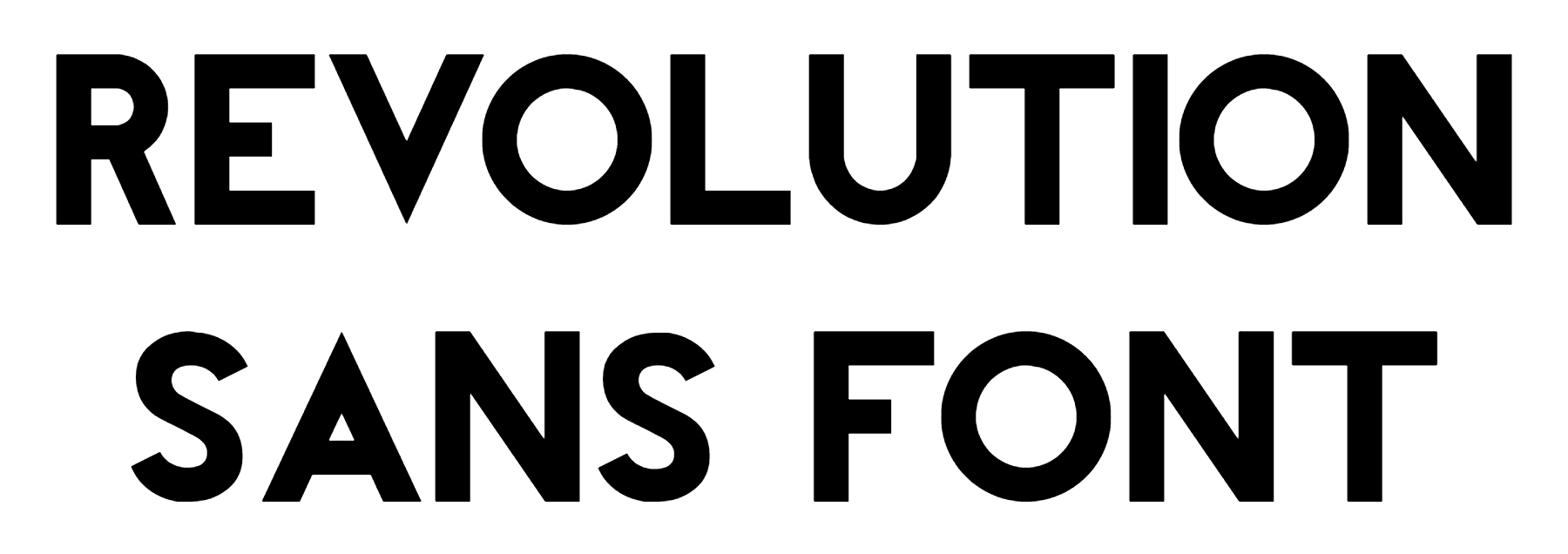 Revolution Sans Font Download