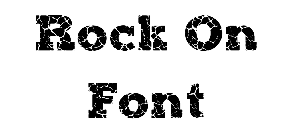Rock On Font Download