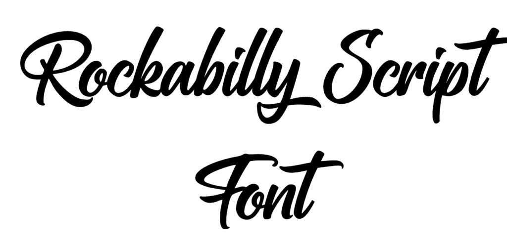 Rockabilly Script Font Download, #Rockabilly