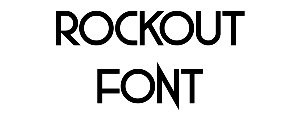 Rockout Font Download, #Rock out