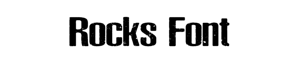 Rocks Font Download