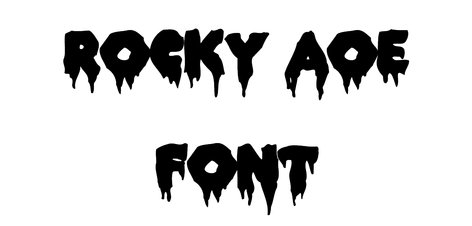 Rocky AOE Font Download