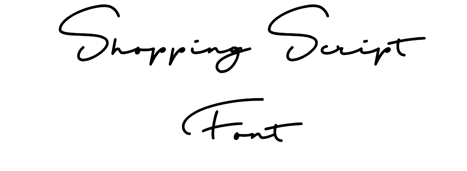 Shopping Script Font Download