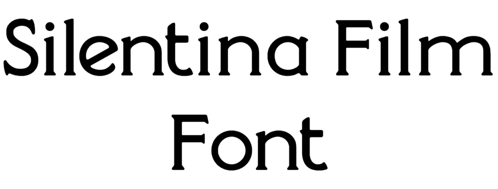 Silentina Film Font Download
