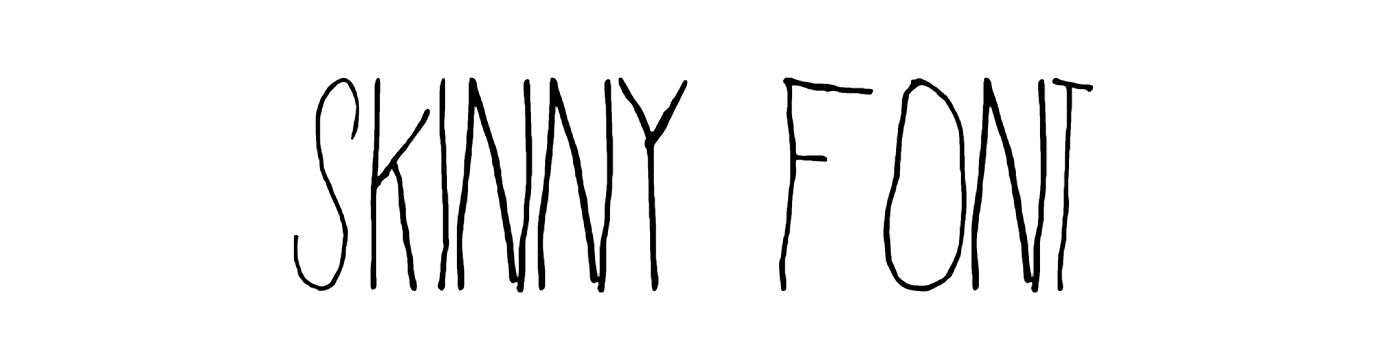 Skinny Font Download
