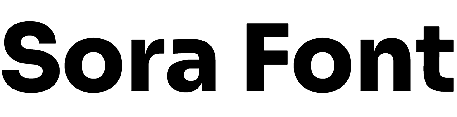 Sora Font - Dafont Free Font