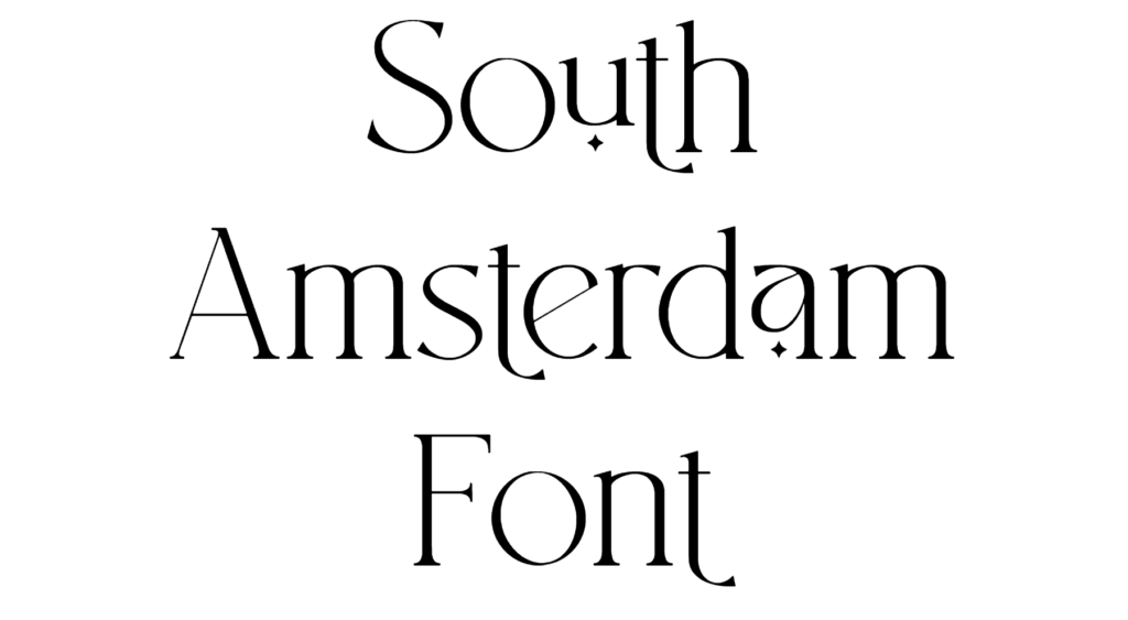 South Amsterdam Font Download