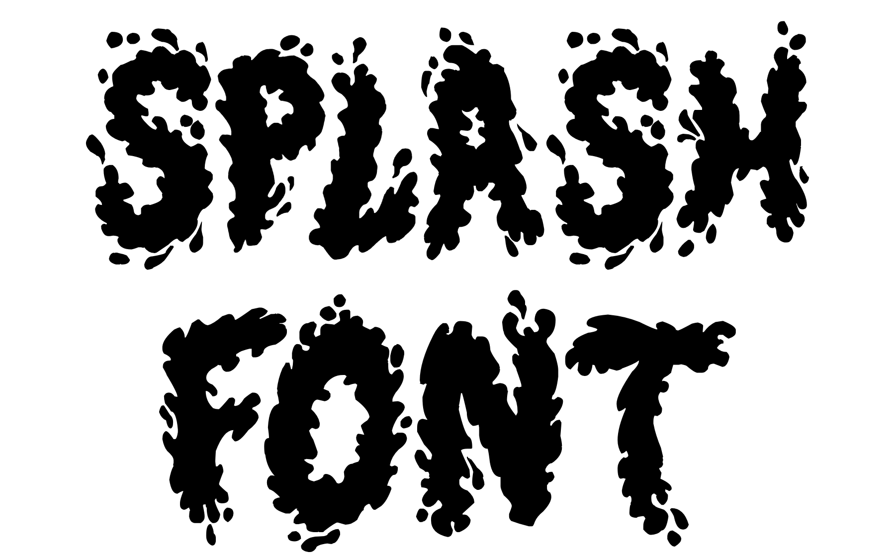 Splash Font Download