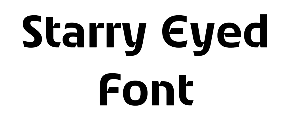 Starry Eyed Font Download