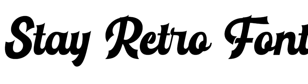 Stay Retro Font Download