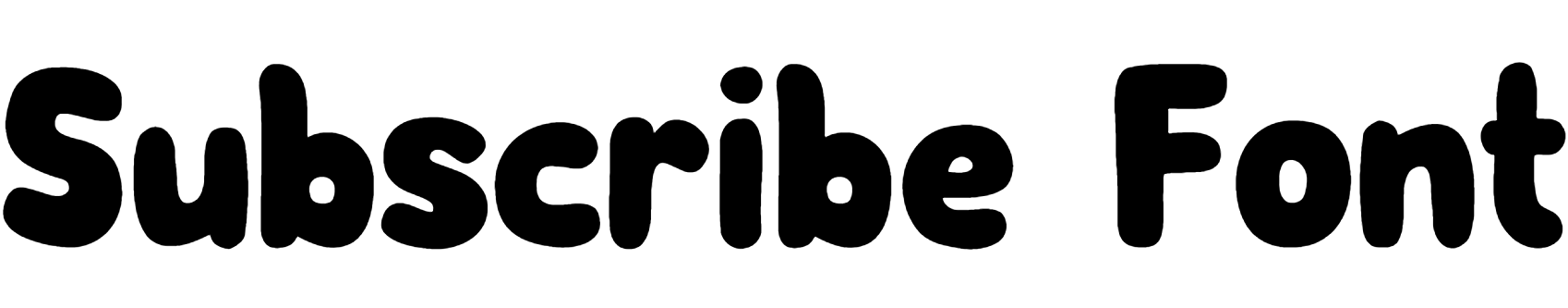 Subscribe Font Download
