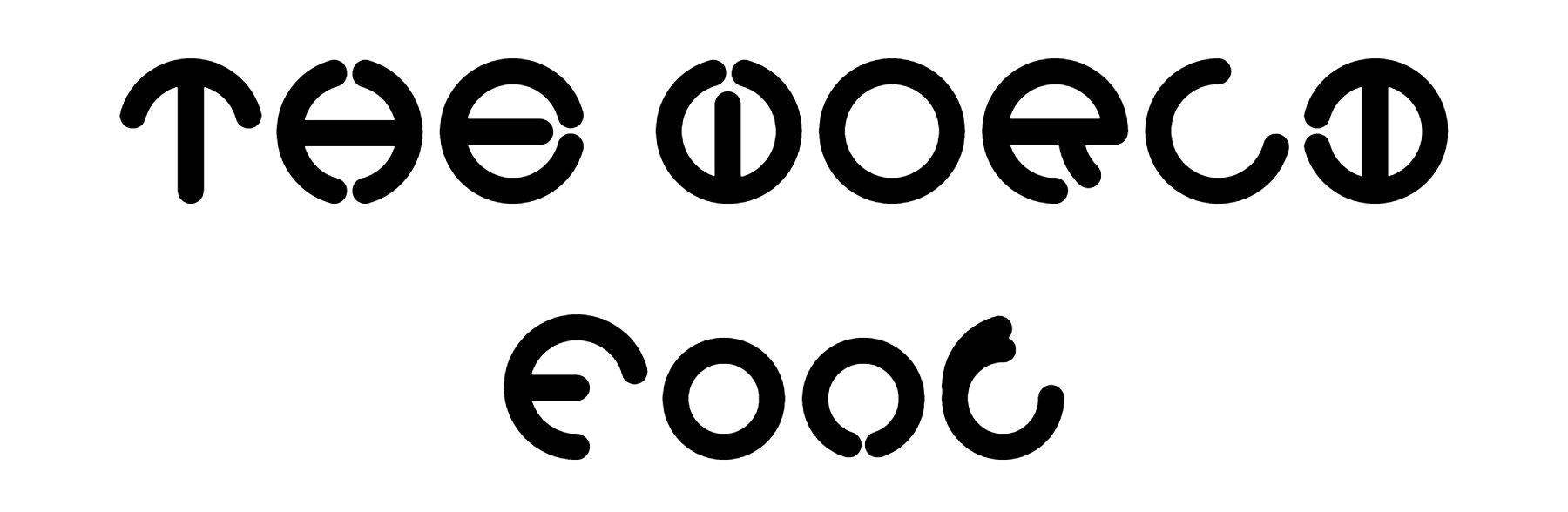 THE WORLD Font Download