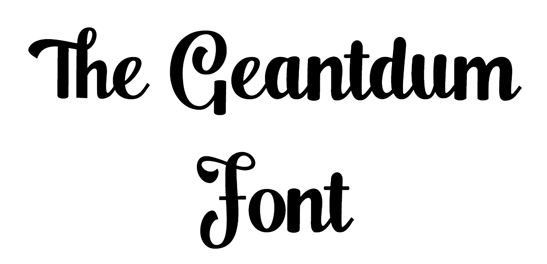 The Geantdum Font Download
