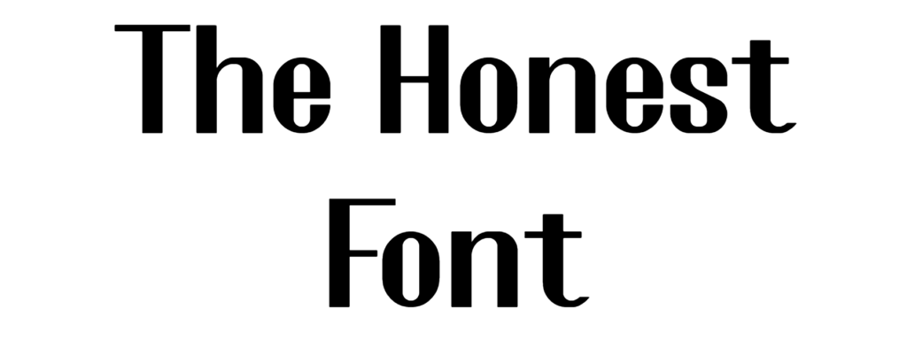 The Honest Font Download