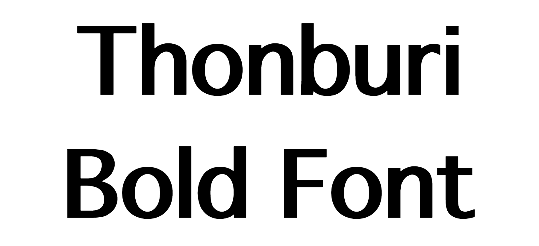 Thonburi Bold Font Download