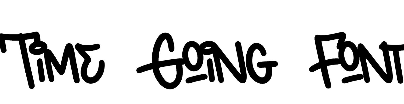 Time Going Font Download, #Timegoing