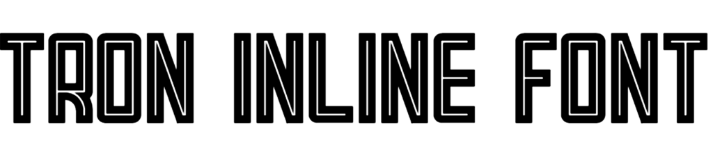Tron Inline Font Download