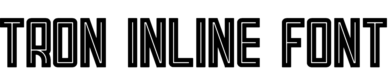 Tron Inline Font Download