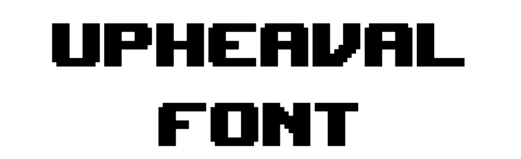 Upheaval Font Download