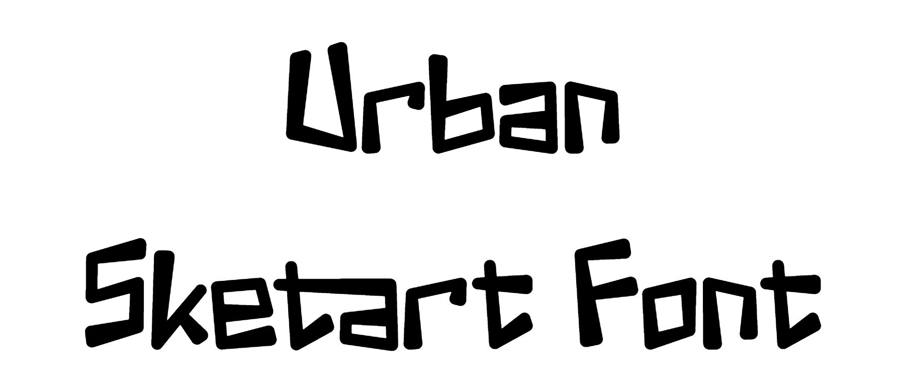 Urban Sketart Font Download