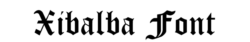 Xibalba Font Download