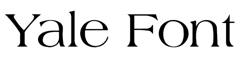 Yale Font Download