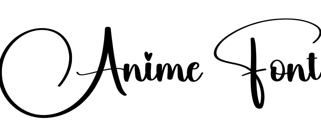 Anime Font Download