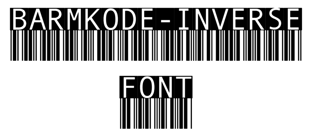 BarMKode-Inverse Font Download