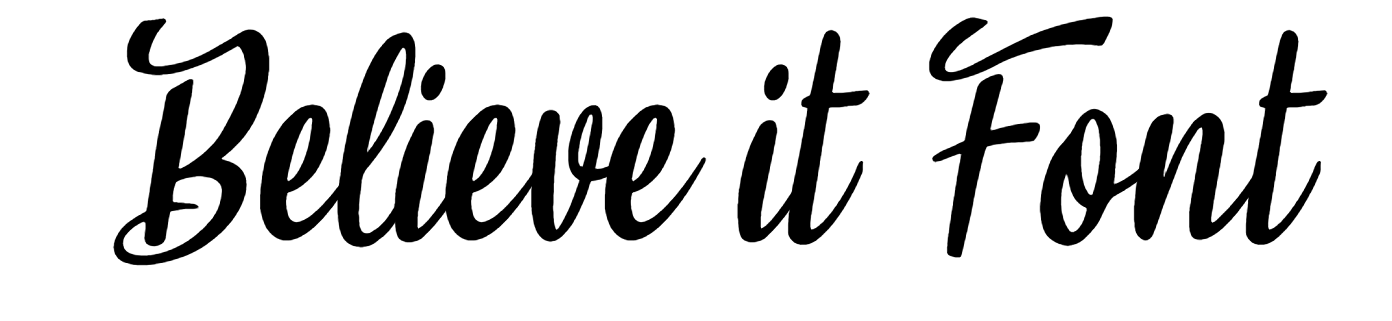 Believe it Font Download