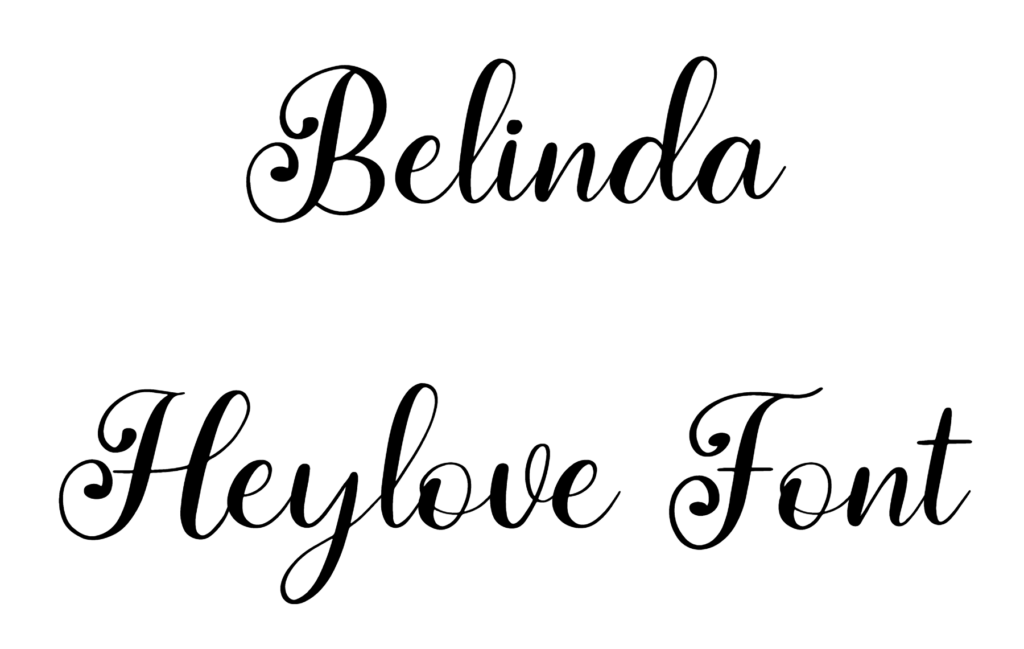 Belinda Heylove Font Download