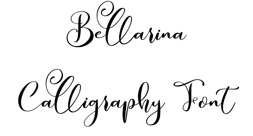 Bellarina Calligraphy Font Download