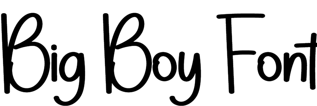 Big Boy Font Download