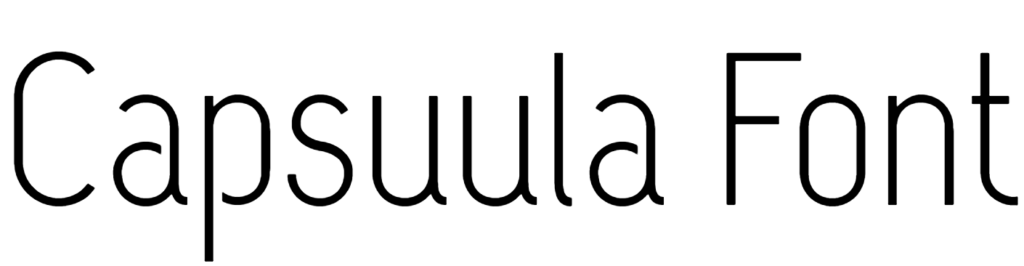 Capsuula Font Download