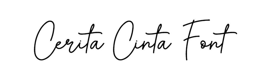 Cerita Cinta Font Download